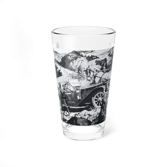 Pope Hartford with a Six Cylindersixty Horsepower Engine, Colliers, June 27, 1953 (Magazine Illustration) Pint Glass 16oz 16oz - Go Mug Yourself