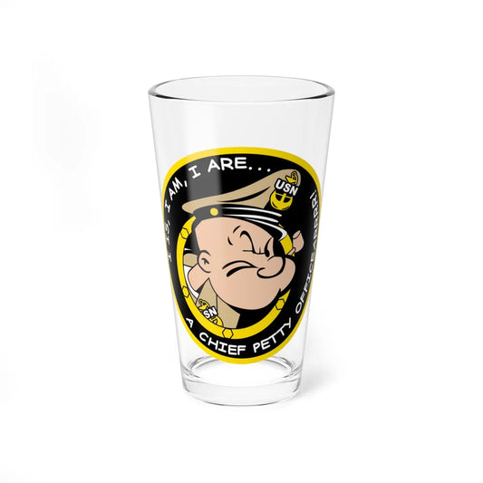 Popeye CPO (U.S. Navy) Pint Glass 16oz-16oz-Go Mug Yourself