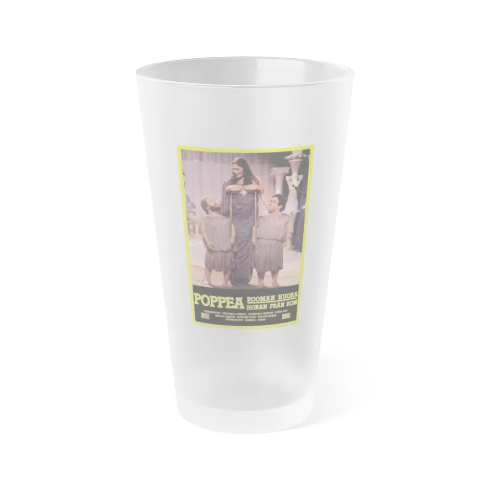 POPPEA 1972 Movie Poster - Frosted Pint Glass 16oz-16oz-Frosted-Go Mug Yourself