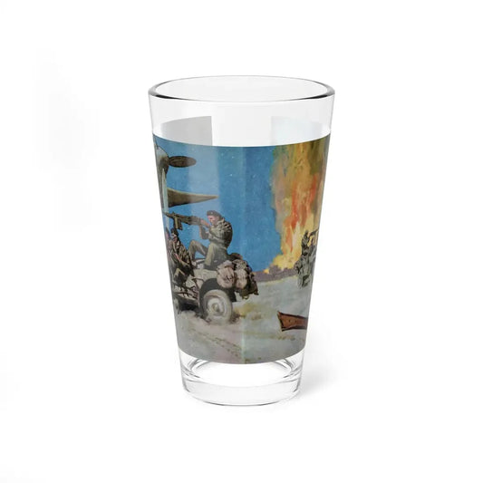 Popski's Private Army, True magazine, September 1950's (Magazine Illustration) Pint Glass 16oz 16oz - Go Mug Yourself