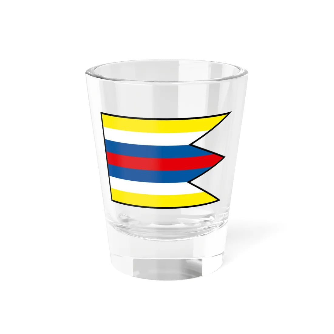 Poriadie Myjava Flag (Slovakia) Shot Glass 1.5oz 1.5oz - Go Mug Yourself
