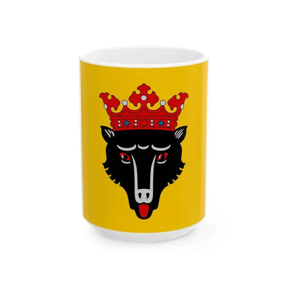 Pori.lippu (Finland) White Coffee Mug 15oz - Go Mug Yourself