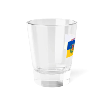 Porin prikaatin lippu (Finland) Shot Glass 1.5oz - Go Mug Yourself
