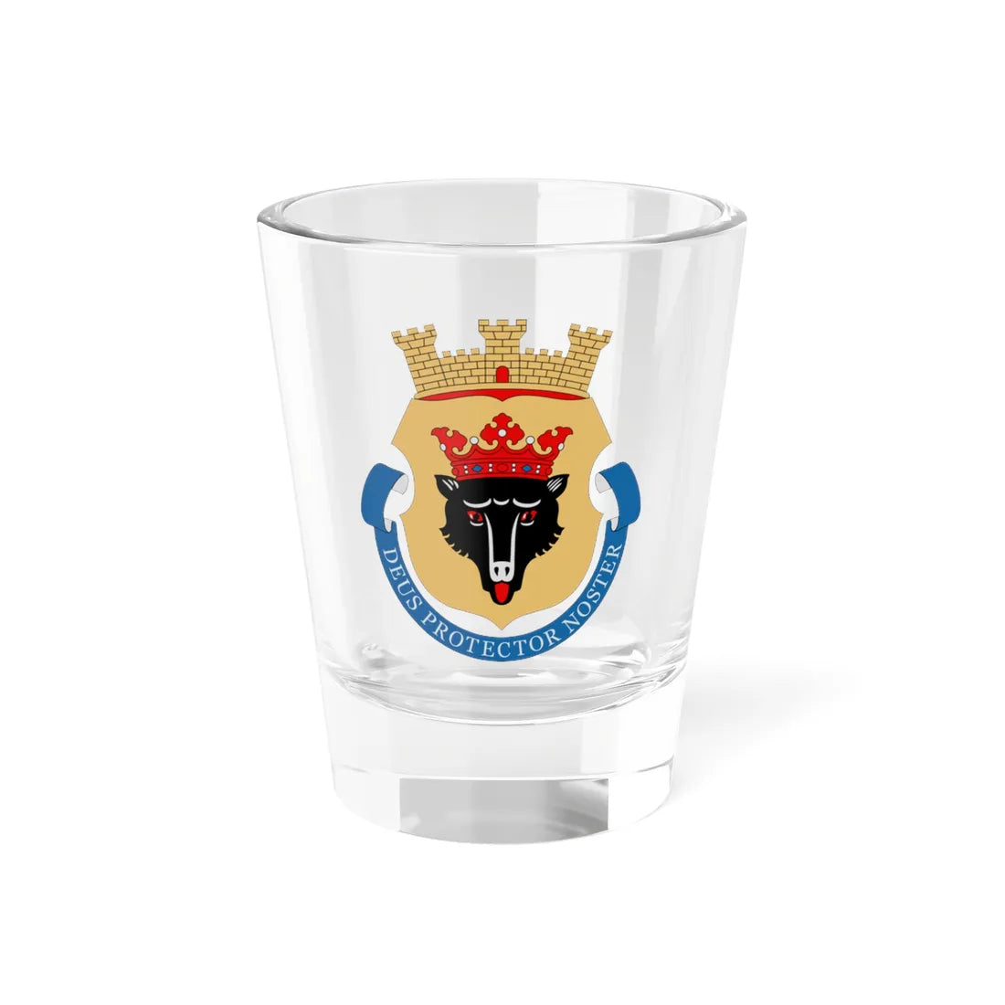 Porin vaakuna (Finland) (Coat of Arms) Shot Glass 1.5oz 1.5oz - Go Mug Yourself