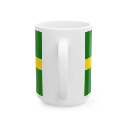 Porirua flag 1978-1989 (New Zealand) White Coffee Mug - Go Mug Yourself