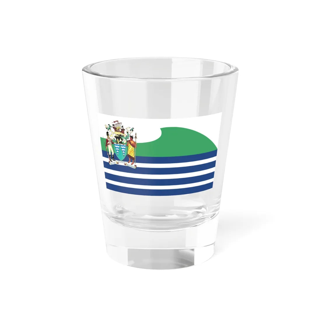 Porirua flag (New Zealand) Shot Glass 1.5oz 1.5oz - Go Mug Yourself