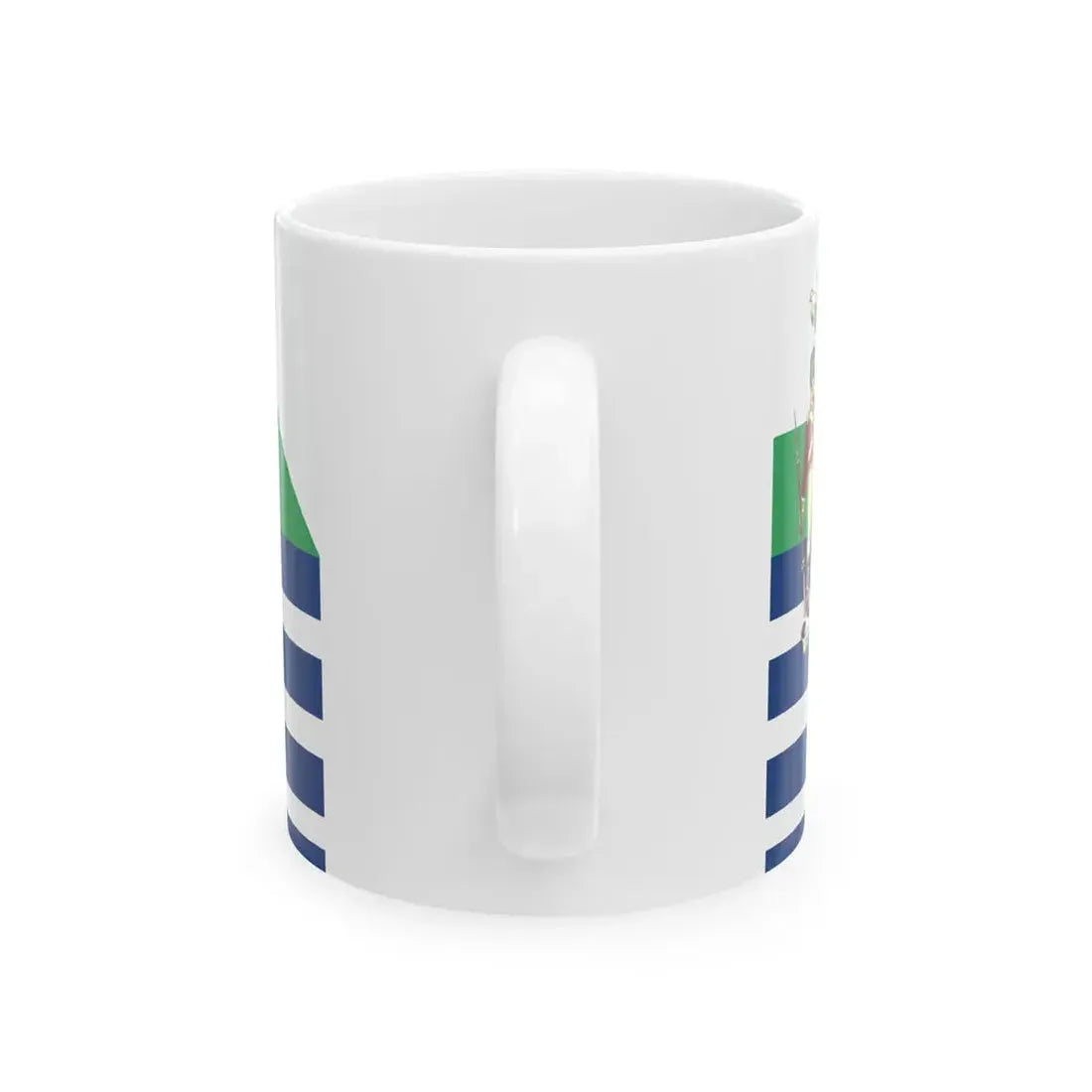 Porirua flag (New Zealand) White Coffee Mug - Go Mug Yourself