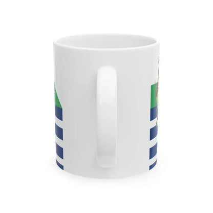 Porirua flag (New Zealand) White Coffee Mug - Go Mug Yourself