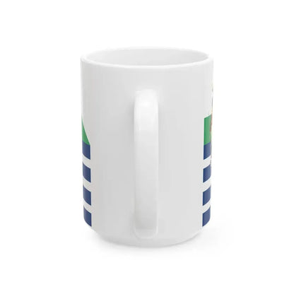 Porirua flag (New Zealand) White Coffee Mug - Go Mug Yourself