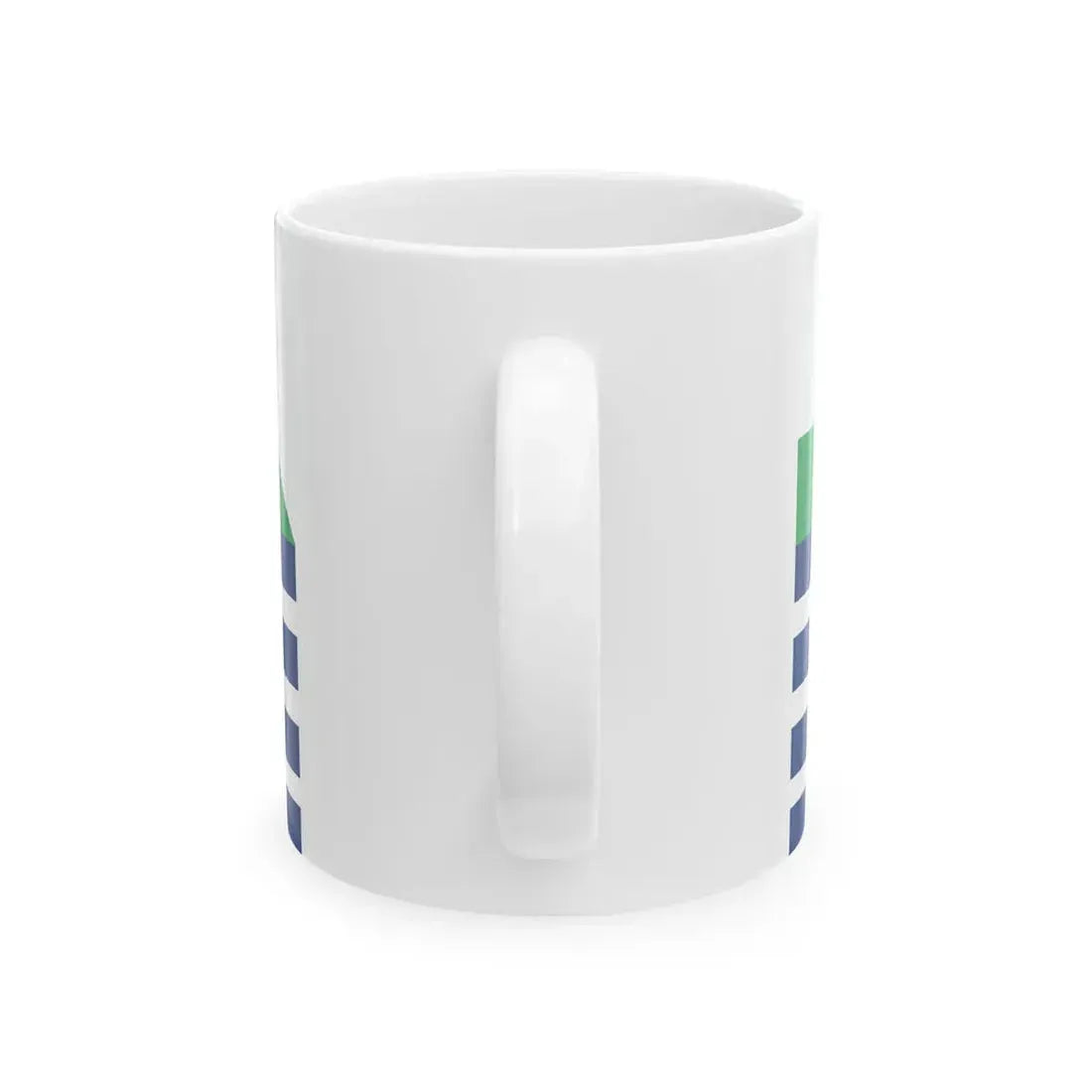 Porirua flag without COA (New Zealand) White Coffee Mug - Go Mug Yourself