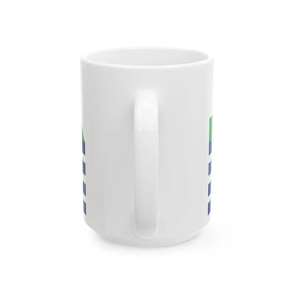 Porirua flag without COA (New Zealand) White Coffee Mug - Go Mug Yourself