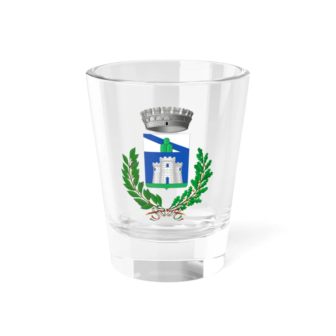 Pornassio-Stemma (Italy) (Coat of Arms) Shot Glass 1.5oz 1.5oz - Go Mug Yourself