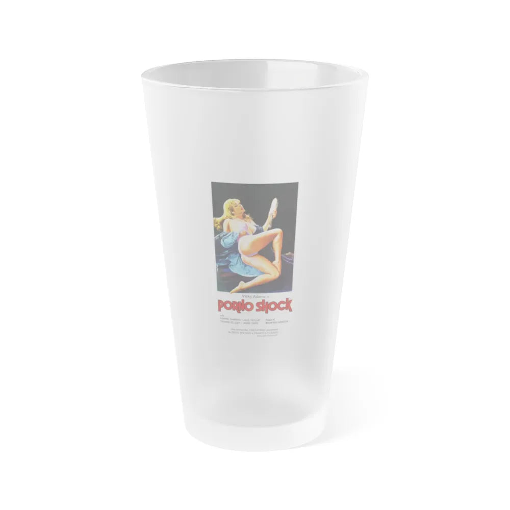 PORNO SHOCK (VOODOO PASSION) 1977 Movie Poster - Frosted Pint Glass 16oz-16oz-Frosted-Go Mug Yourself