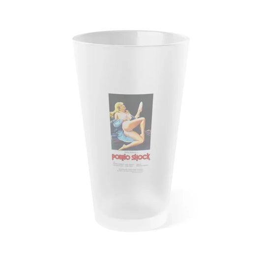 PORNO SHOCK (VOODOO PASSION) 1977 Movie Poster - Frosted Pint Glass 16oz 16oz Frosted - Go Mug Yourself