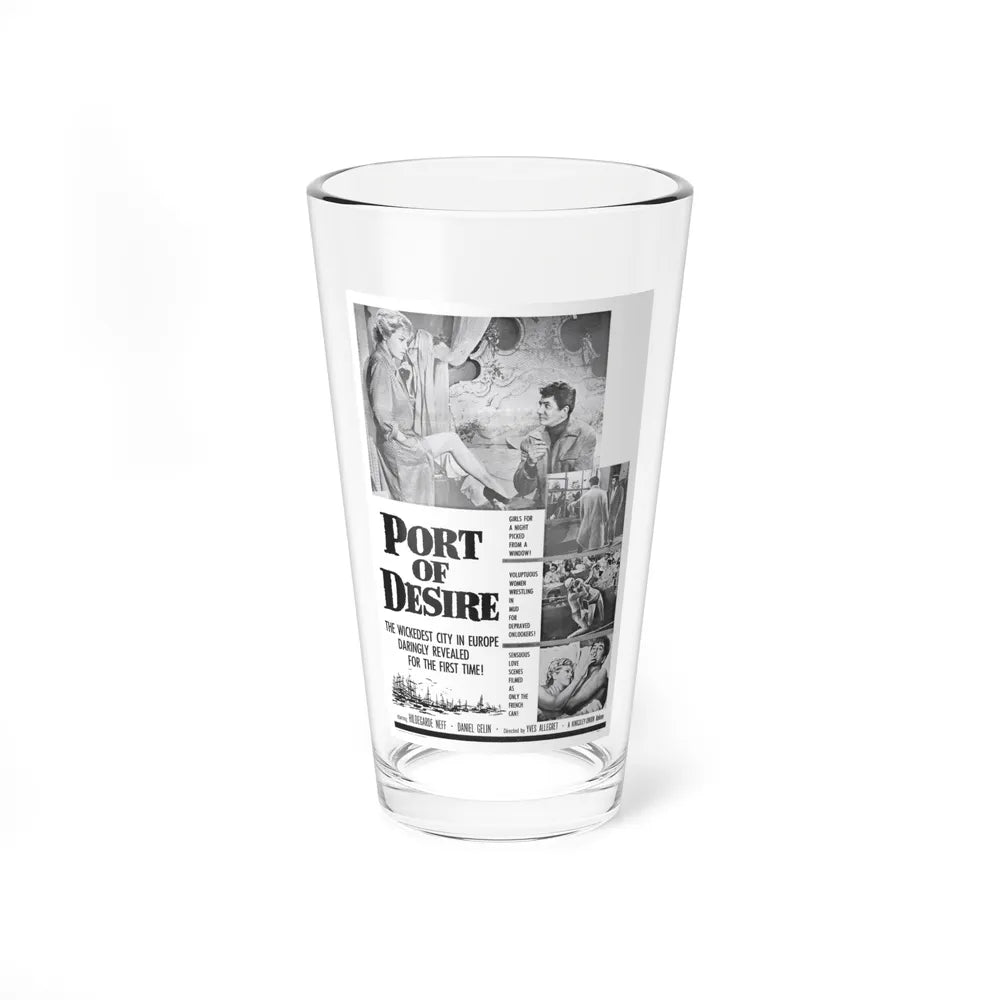 PORT OF DESIRE 1958 Movie Poster - Pint Glass 16oz-16oz-Go Mug Yourself