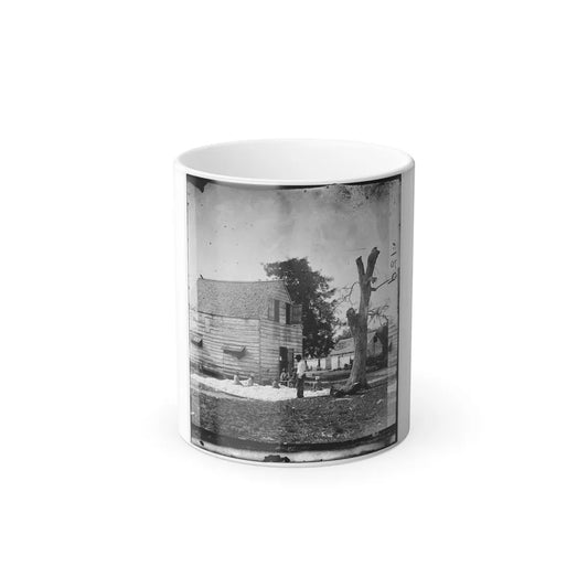 Port Royal Island, S.C. African Americans Preparing Cotton for the Gin on Smith's Plantation (U.S. Civil War) Color Changing Coffee Mug 11oz-11oz-Go Mug Yourself