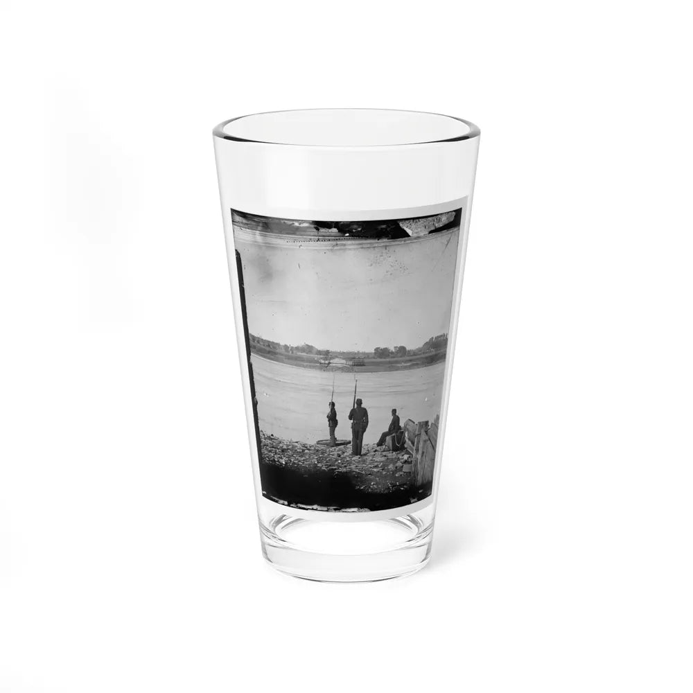 Port Royal Island, S.C. Coosaw Ferry; Battleground Of January 1, 1862, In The Distance (U.S. Civil War) Pint Glass 16oz-16oz-Go Mug Yourself