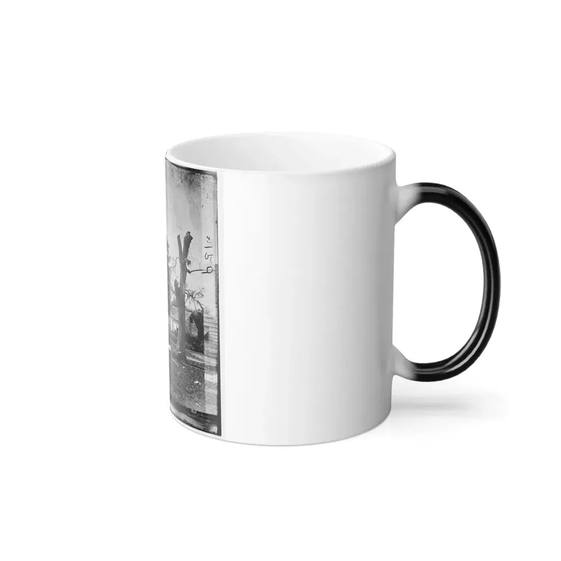 Port Royal Island, S.C. African Americans Preparing Cotton for the Gin on Smith's Plantation (U.S. Civil War) Color Changing Coffee Mug 11oz - Go Mug Yourself