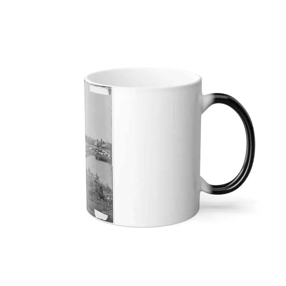 Port Royal, Va. The Rappahannock River Front During the Evacuation (U.S. Civil War) Color Changing Coffee Mug 11oz - Go Mug Yourself