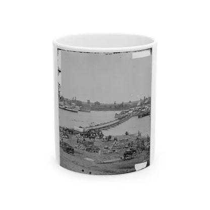 Port Royal, Va. The Rappahannock River Front During The Evacuation (U.S. Civil War) White Coffee Mug-11oz-Go Mug Yourself