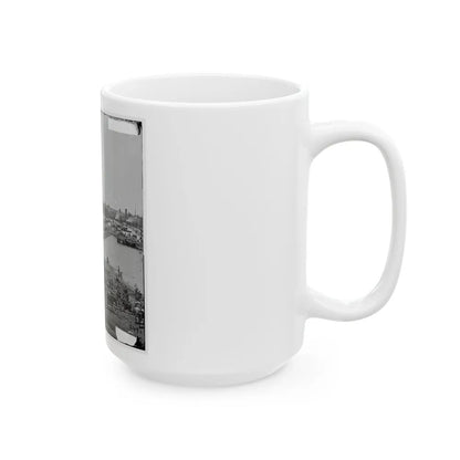 Port Royal, Va. The Rappahannock River Front During The Evacuation (U.S. Civil War) White Coffee Mug-Go Mug Yourself