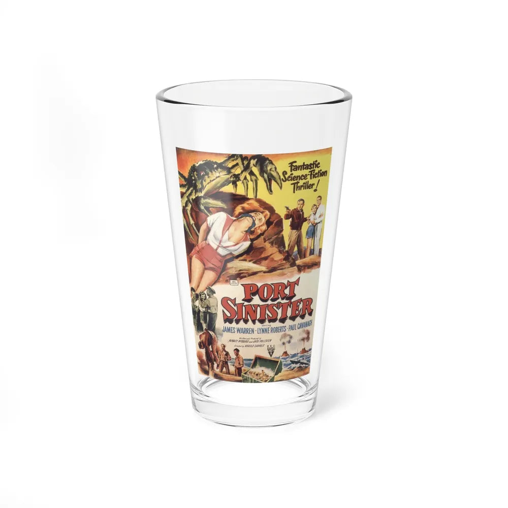 PORT SINISTER 1953 Movie Poster - Pint Glass 16oz-16oz-Go Mug Yourself