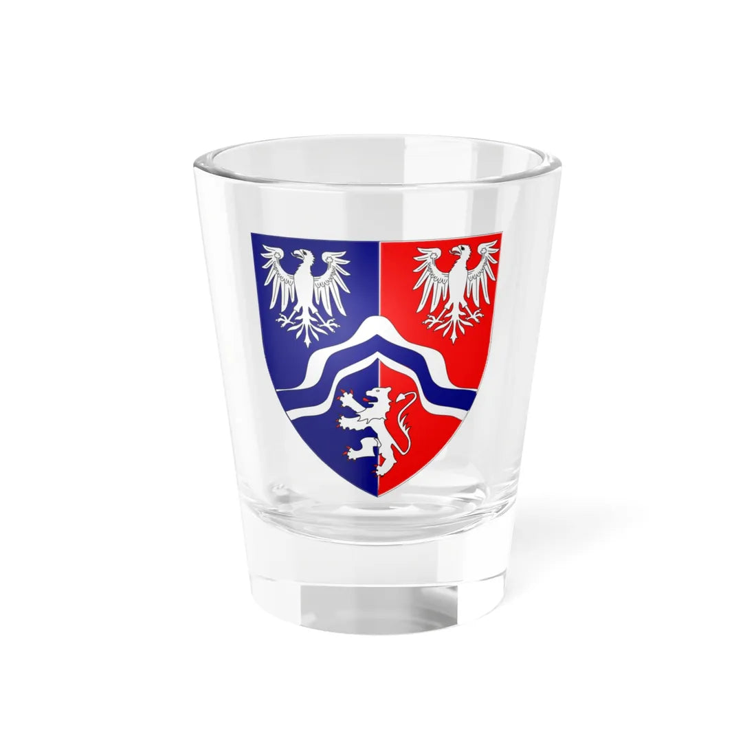 Porthcawl Town Council Shield (United Kingdom) (Coat of Arms) Shot Glass 1.5oz 1.5oz - Go Mug Yourself