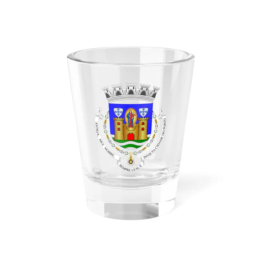 Porto COA (Coat of Arms) Shot Glass 1.5oz 1.5oz - Go Mug Yourself