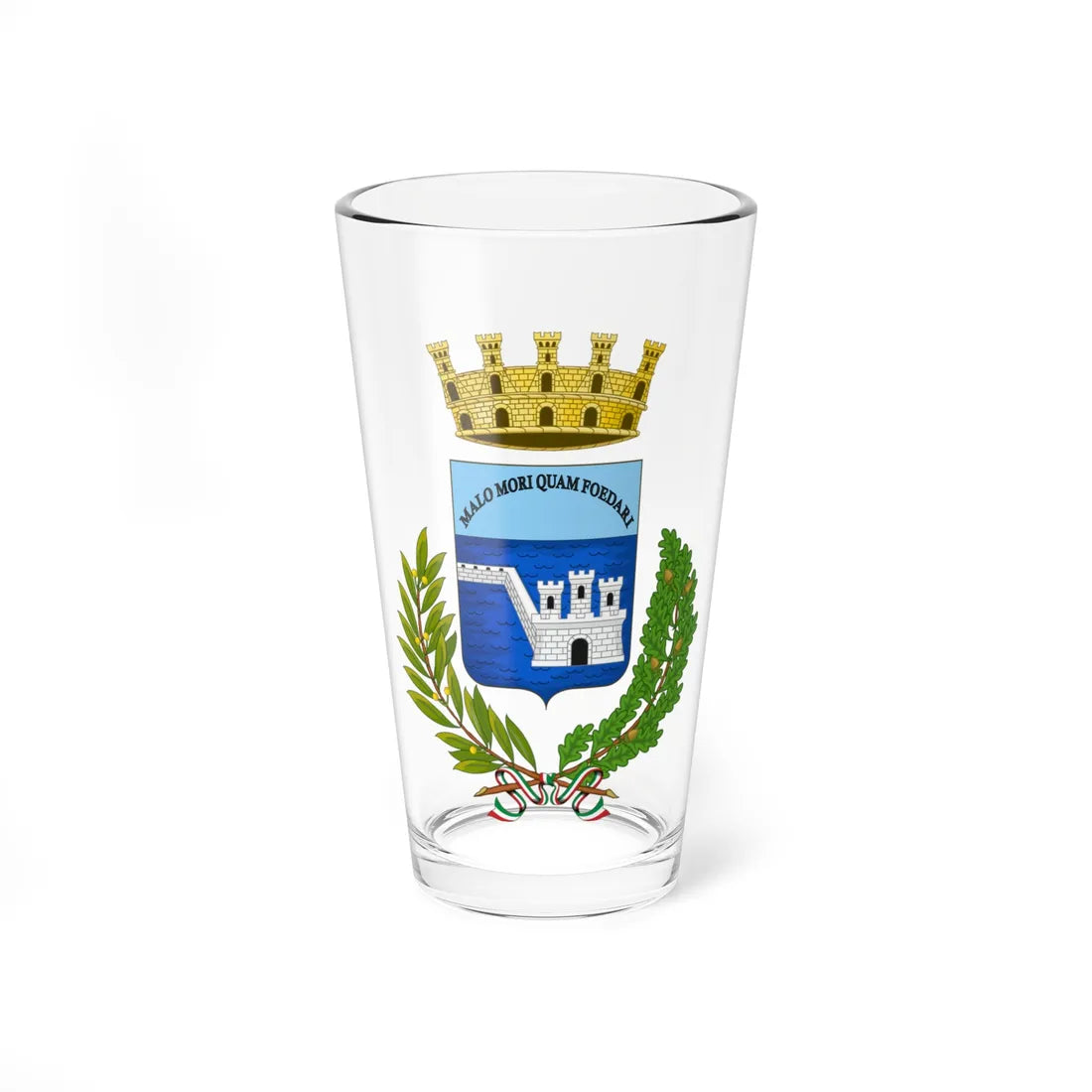 Porto Empedocle-Stemma (Italy) (Coat of Arms) Pint Glass 16oz 16oz - Go Mug Yourself