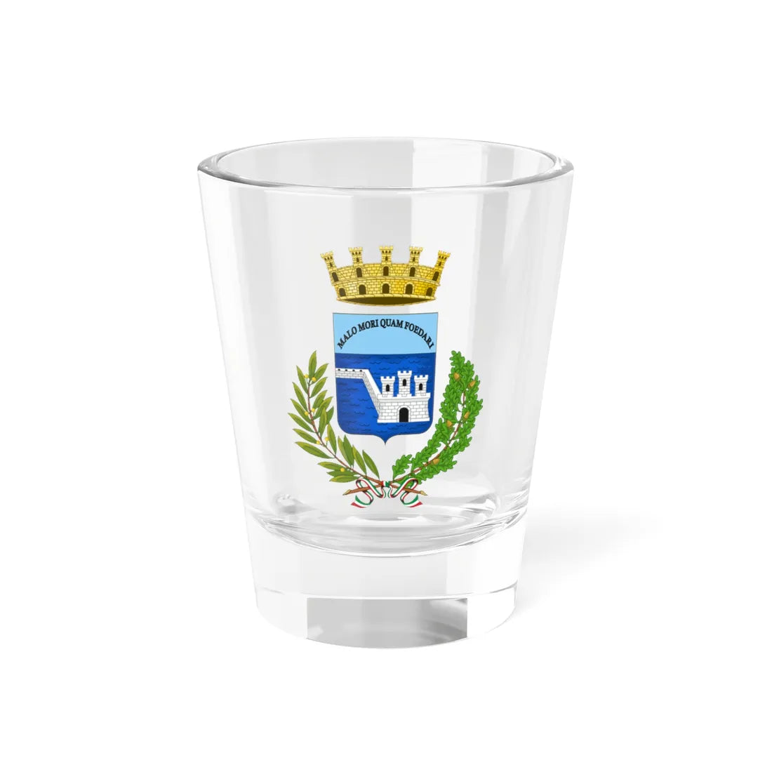 Porto Empedocle-Stemma (Italy) (Coat of Arms) Shot Glass 1.5oz 1.5oz - Go Mug Yourself
