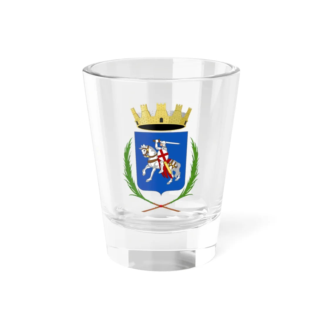 Porto Maurizio-Stemma 2 (Italy) (Coat of Arms) Shot Glass 1.5oz 1.5oz - Go Mug Yourself
