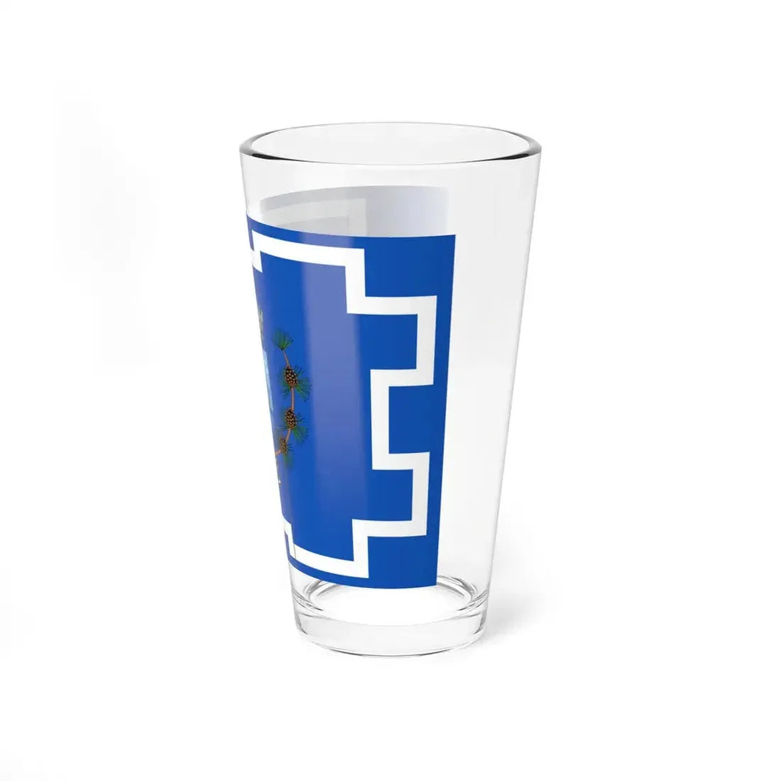 Portofino-Bandiera (Italy) Pint Glass 16oz - Go Mug Yourself