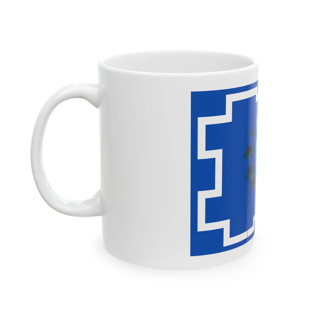Portofino-Bandiera (Italy) White Coffee Mug - Go Mug Yourself