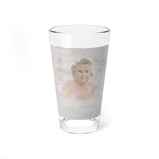 Portrait Illustration (Magazine Illustration) Pint Glass 16oz-16oz-Go Mug Yourself