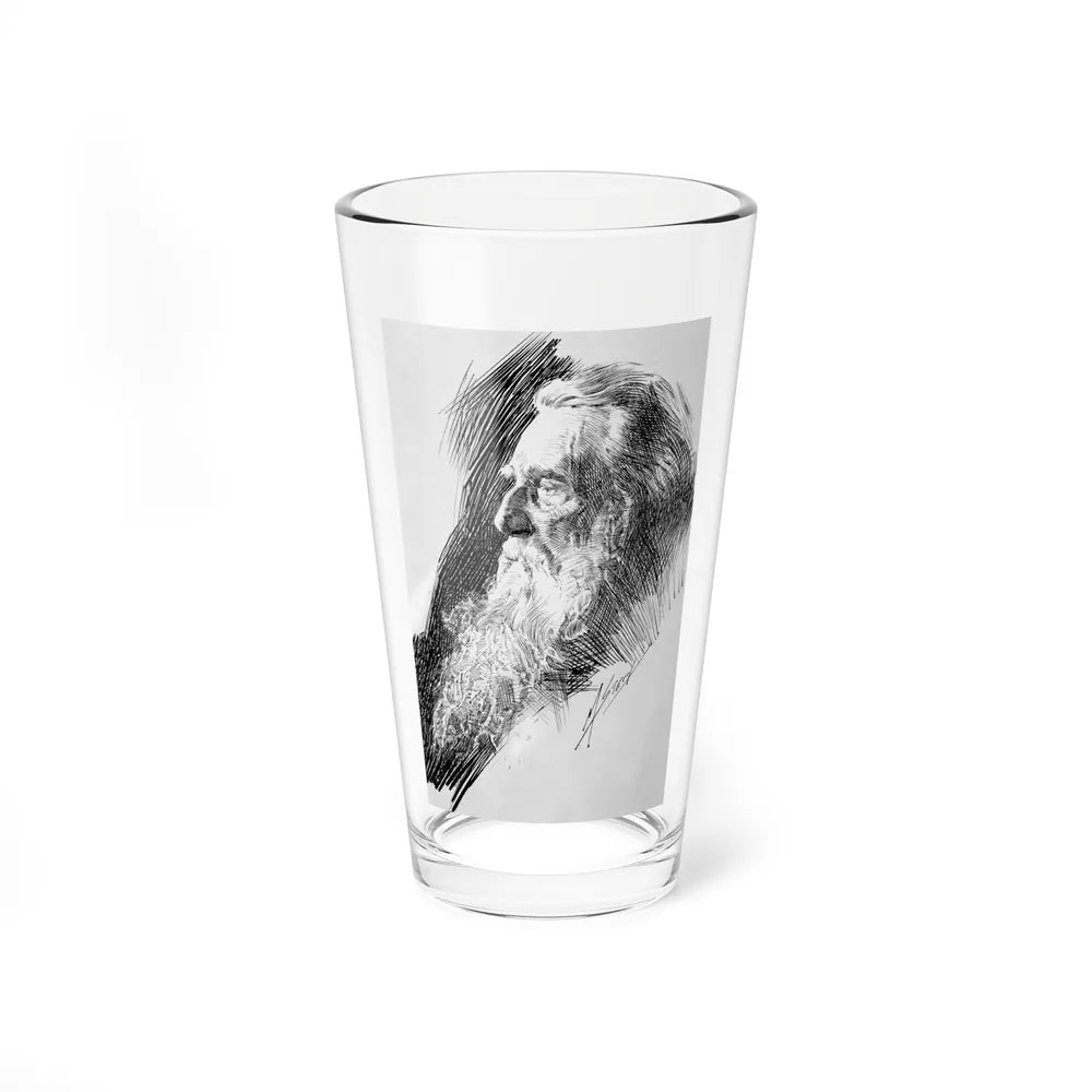 Portrait (Magazine Illustration) Pint Glass 16oz-16oz-Go Mug Yourself