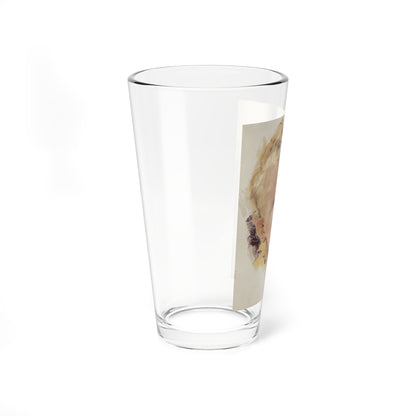 Portrait of a Baby, probable advertisement (Magazine Illustration) Pint Glass 16oz-Go Mug Yourself