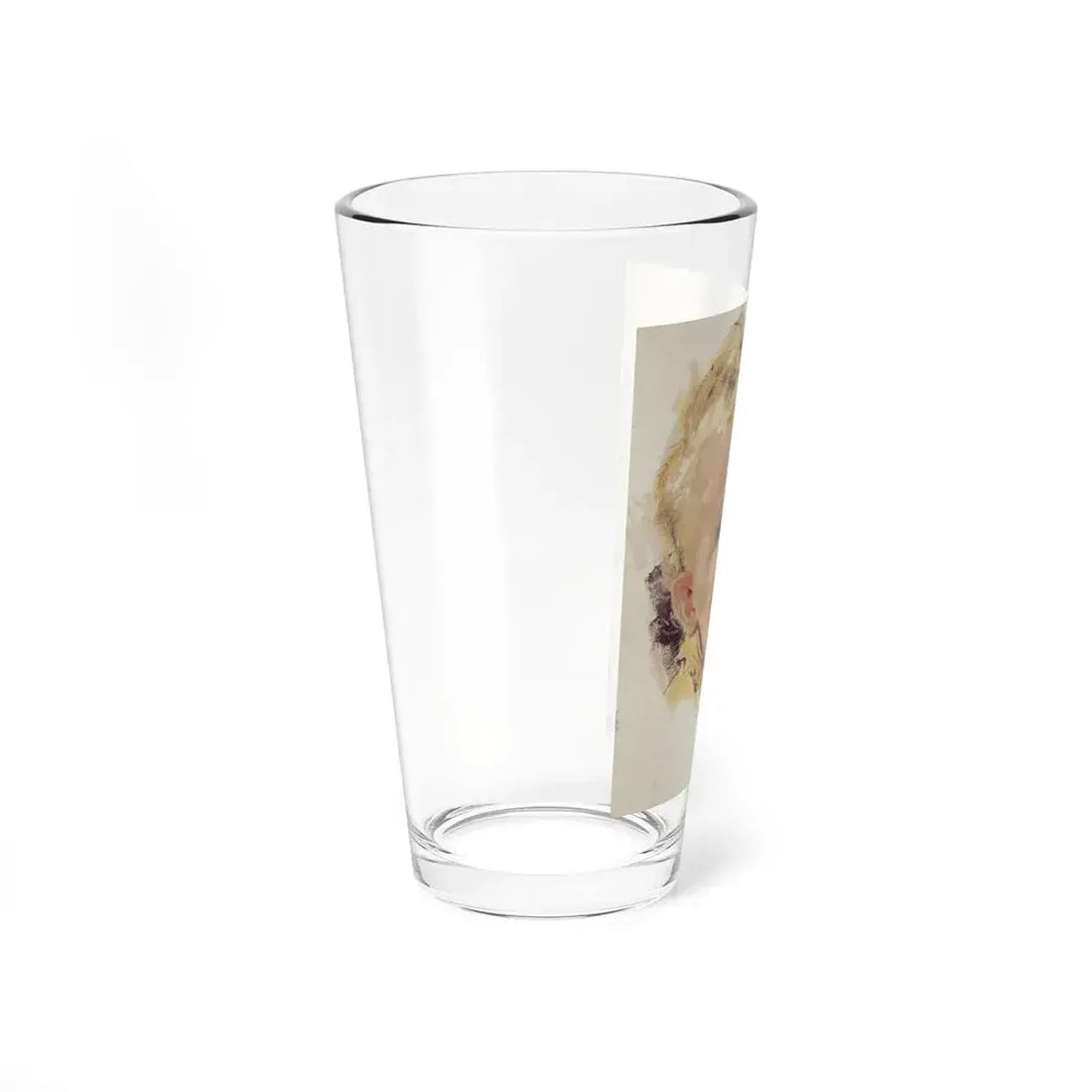 Portrait of a Baby, probable advertisement (Magazine Illustration) Pint Glass 16oz - Go Mug Yourself