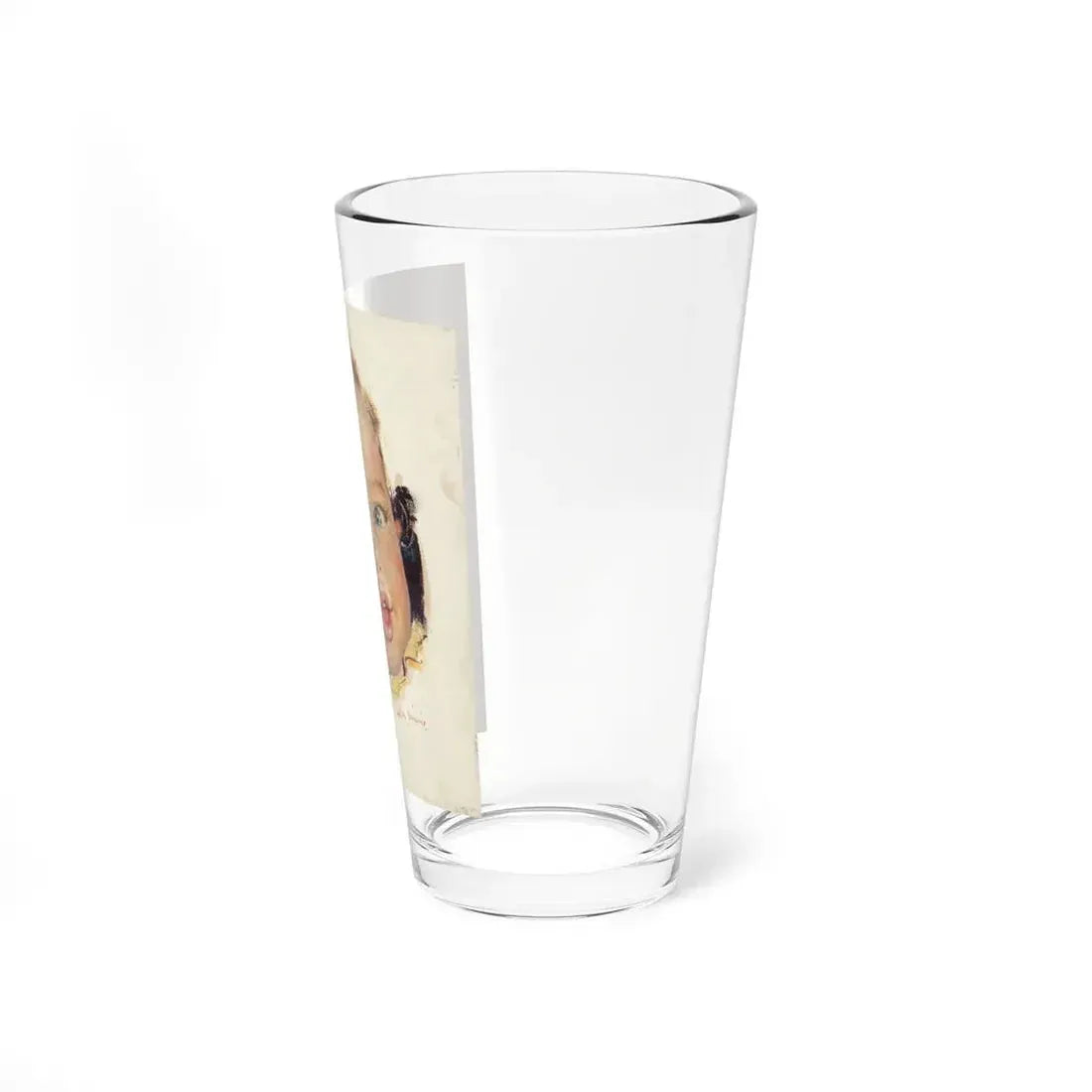 Portrait of a Baby, probable advertisement (Magazine Illustration) Pint Glass 16oz - Go Mug Yourself