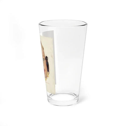 Portrait of a Baby, probable advertisement (Magazine Illustration) Pint Glass 16oz - Go Mug Yourself