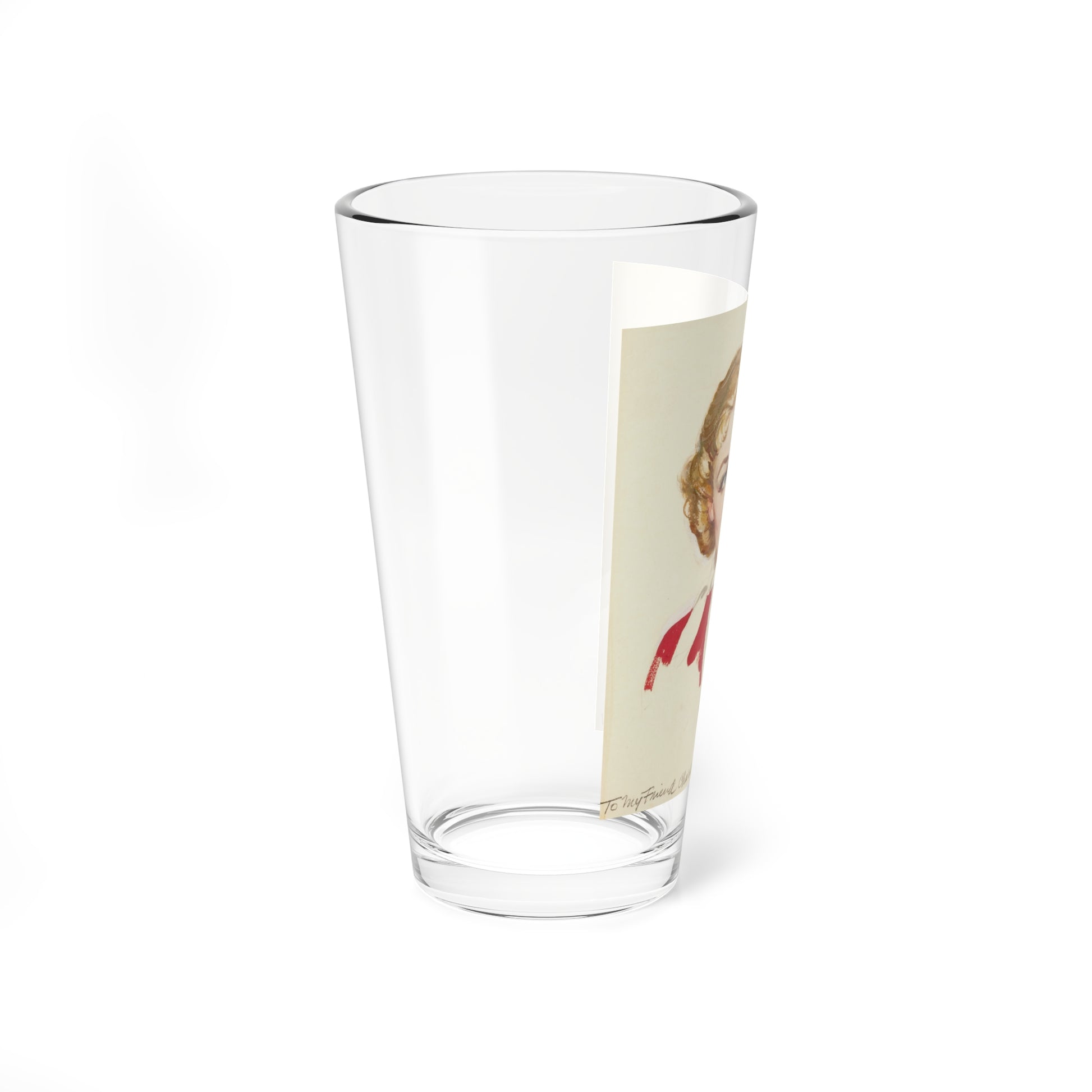 Portrait of a Blonde, 1945 (Magazine Illustration) Pint Glass 16oz-Go Mug Yourself