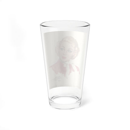 Portrait of a Blonde, 1945 (Magazine Illustration) Pint Glass 16oz-Go Mug Yourself