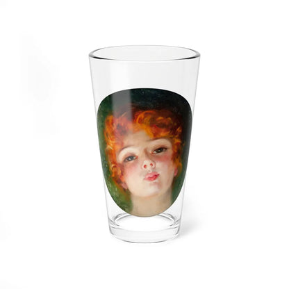 Portrait of a Girl (Magazine Illustration) Pint Glass 16oz-16oz-Go Mug Yourself