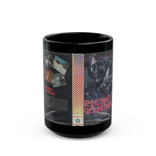 PORTRAIT OF A HITMAN (VHS COVER) - Black Coffee Mug-15oz-Go Mug Yourself