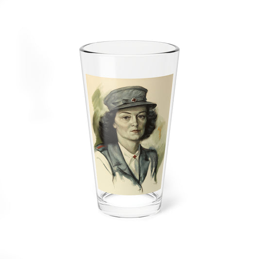 Portrait of a Nurse, November 25, 1945 (Magazine Illustration) Pint Glass 16oz-16oz-Go Mug Yourself