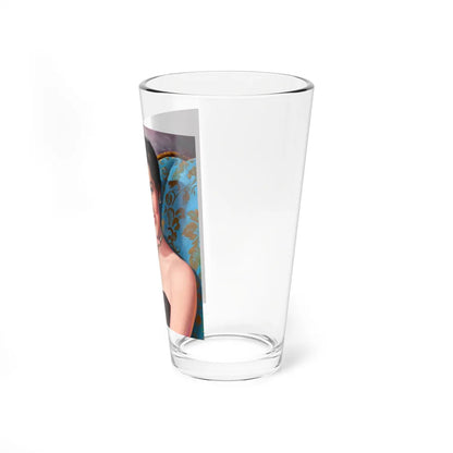 Portrait of a Woman (Magazine Illustration) Pint Glass 16oz-Go Mug Yourself