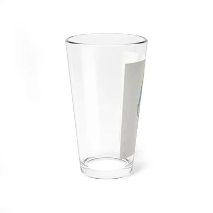 Portrait of a Young Girl (Magazine Illustration) Pint Glass 16oz - Go Mug Yourself