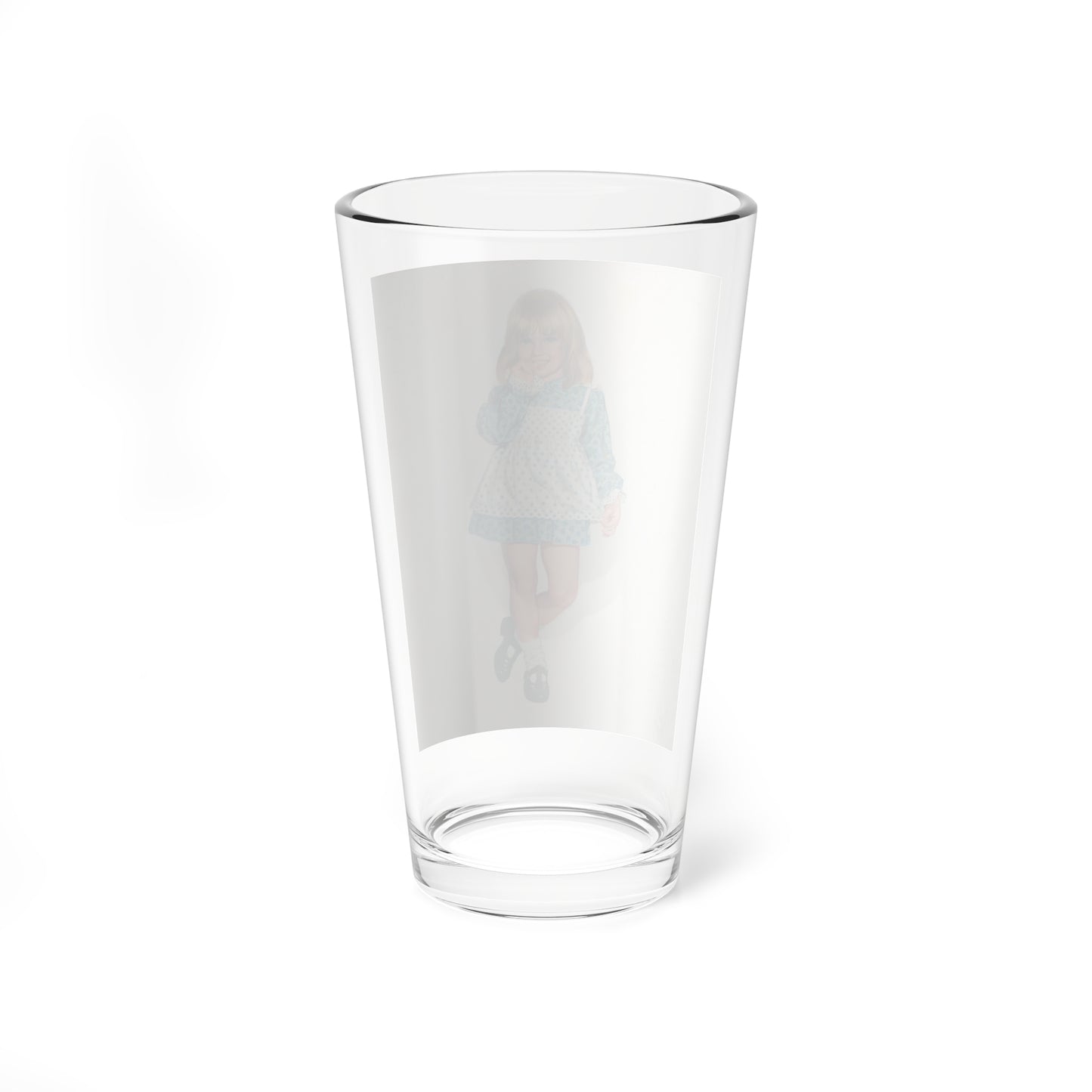 Portrait of a Young Girl (Magazine Illustration) Pint Glass 16oz-Go Mug Yourself