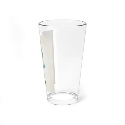 Portrait of a Young Girl (Magazine Illustration) Pint Glass 16oz - Go Mug Yourself