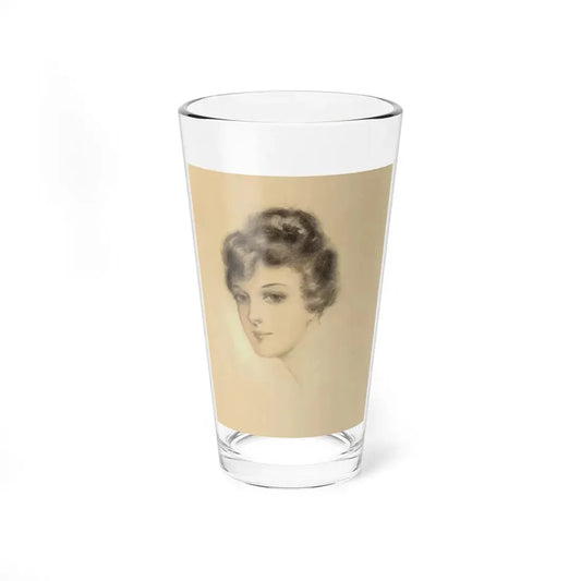 Portrait of a Young Lady (1916) (Magazine Illustration) Pint Glass 16oz 16oz - Go Mug Yourself