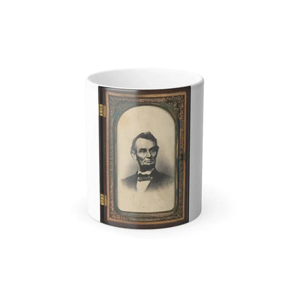 Portrait of Abraham Lincoln in Thermoplastic Case (U.S. Civil War) Color Changing Coffee Mug 11oz Default Title 11oz - Go Mug Yourself